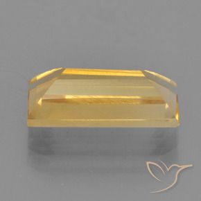 2.48克拉天然黄水晶，狭长方形，VS