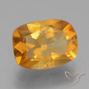 2.25克拉天然黄水晶，软垫，VS