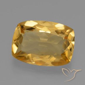 3.21克拉天然黄水晶，软垫，VVS-VS