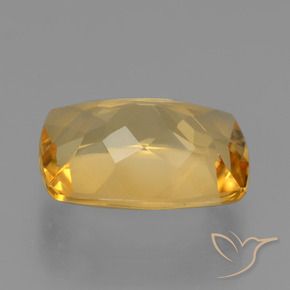 3.21克拉天然黄水晶，软垫，VVS-VS
