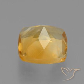 1.70克拉天然黄水晶，软垫，VS