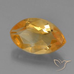 1.90克拉天然黄水晶，榄尖形，VVS-VS