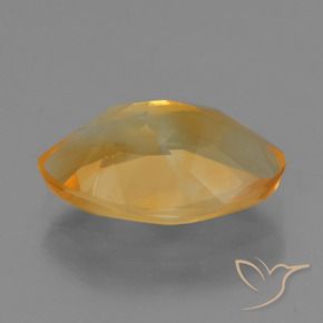 1.90克拉天然黄水晶，榄尖形，VVS-VS