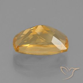 3.32克拉天然黄水晶，软垫，VVS-VS