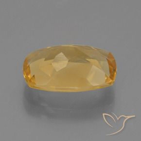 3.21克拉天然黄水晶，软垫，VVS-VS