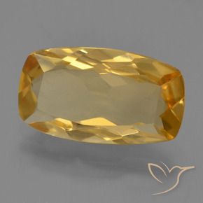 3.27克拉天然黄水晶，软垫，VVS-VS