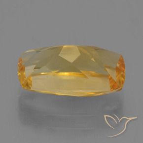 3.22克拉天然黄水晶，软垫，VS