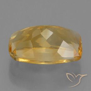 4.43克拉天然黄水晶，软垫，VVS-VS