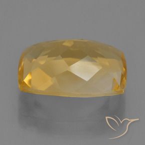 4.29克拉天然黄水晶，软垫，VVS-VS