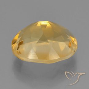 4.47克拉天然黄水晶，椭圆形，VS