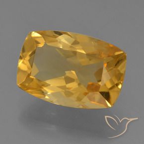 3.66克拉天然黄水晶，软垫，VVS-VS