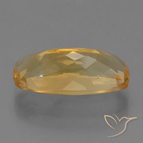 3.99克拉天然黄水晶，软垫，VVS-VS