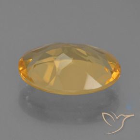 2.90克拉天然黄水晶，椭圆形，VVS-VS