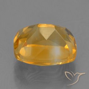 2.76克拉天然黄水晶，软垫，VS