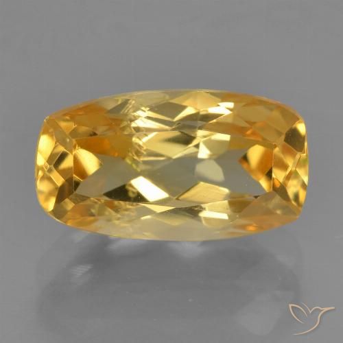 2.54ct 天然 金橙色 黄水晶, 软垫, VS