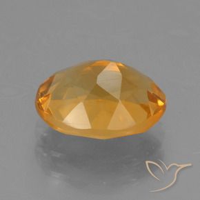 1.97克拉天然黄水晶，椭圆形，VS