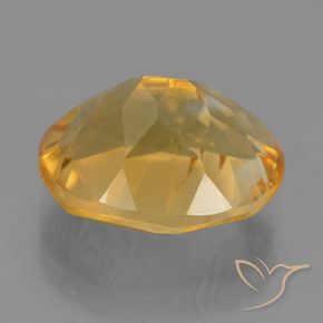 4.71克拉天然黄水晶，椭圆形，VS-SI