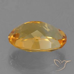 2.90克拉天然黄水晶，椭圆形，VS