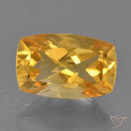 2.65ct 天然 中金 黄水晶, 软垫, VVS-VS