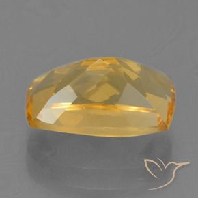2.65克拉天然黄水晶，软垫，VVS-VS