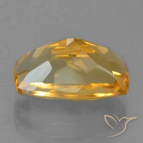 4.24克拉天然黄水晶，软垫，VVS-VS