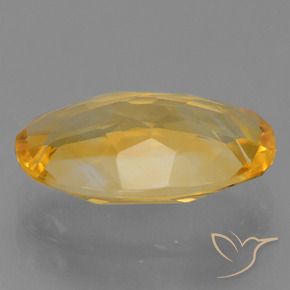 2.70克拉天然黄水晶，椭圆形，VS