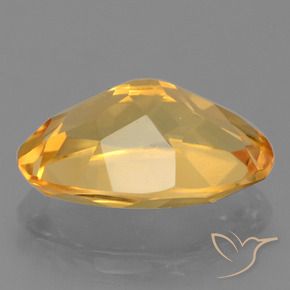 2.42克拉天然黄水晶，椭圆形，VVS-VS