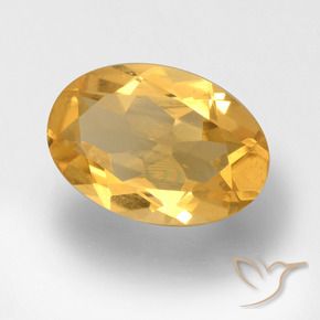 2.41克拉天然黄水晶，椭圆形，VVS-VS