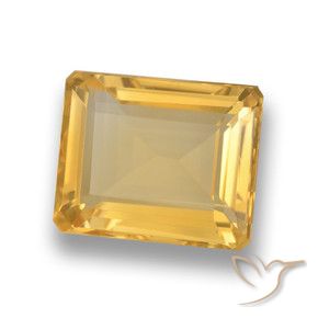 4.74克拉天然黄水晶，八边形，VVS