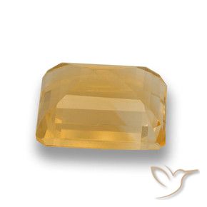 4.74克拉天然黄水晶，八边形，VVS