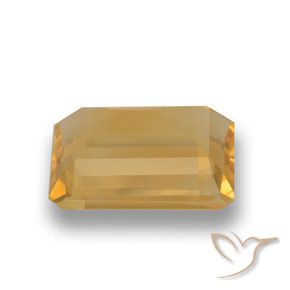 3.20克拉天然黄水晶，八边形，VVS-VS