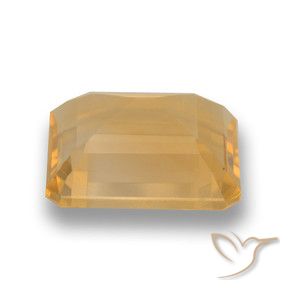 4.04克拉天然黄水晶，八边形，VVS