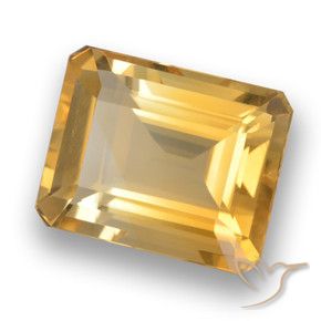 4.01克拉天然黄水晶，八边形，VVS
