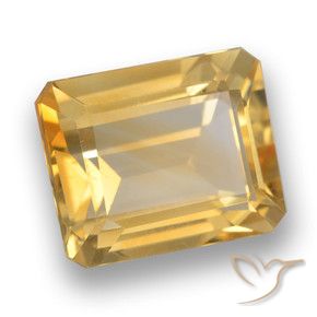 4.24克拉天然黄水晶，八边形，VVS-VS