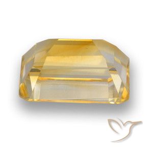 4.24克拉天然黄水晶，八边形，VVS-VS