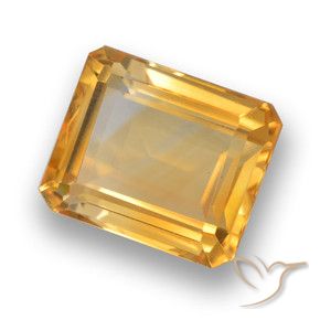 4.53克拉天然黄水晶，八边形，VVS-VS