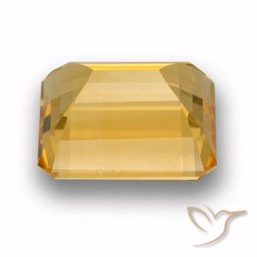4.64克拉天然黄水晶，八边形，VVS-VS