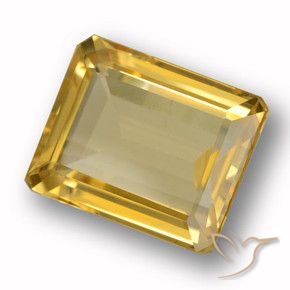 4.10克拉天然黄水晶，八边形，VVS-VS