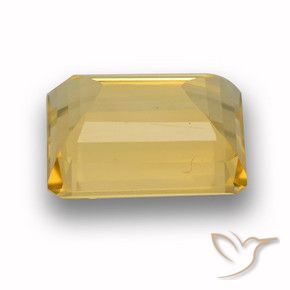 4.10克拉天然黄水晶，八边形，VVS-VS