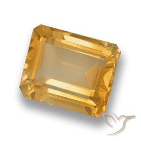 4.27克拉天然黄水晶，八边形，VVS-VS