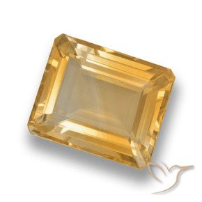 4.20克拉天然黄水晶，八边形，VVS-VS