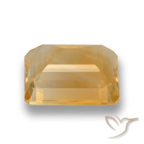 4.20克拉天然黄水晶，八边形，VVS-VS
