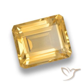 4.05克拉天然黄水晶，八边形，VVS-VS