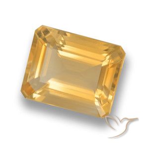 3.80克拉天然黄水晶，八边形，VVS-VS