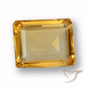 3.88克拉天然黄水晶，八边形，VVS-VS