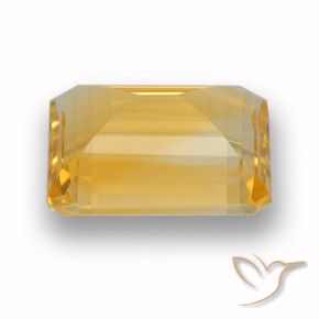 4.03克拉天然黄水晶，八边形，VVS-VS