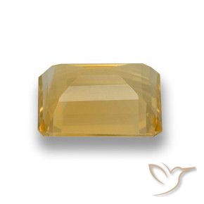 4.15克拉天然黄水晶，八边形，VVS-VS