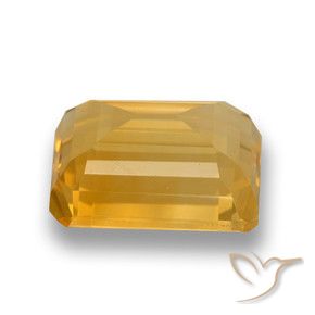4.10克拉天然黄水晶，八边形，VVS-VS