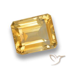 5.21克拉天然黄水晶，八边形，VVS-VS