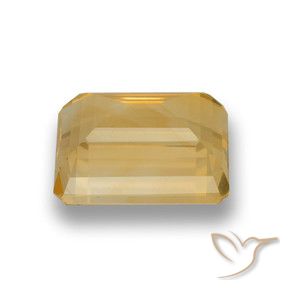 4.65克拉天然黄水晶，八边形，VVS